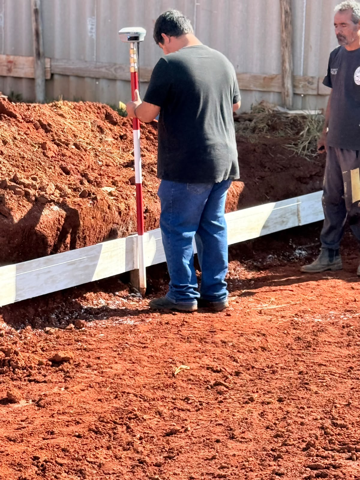 Serviço em Itapetininga — Demarcação de obras